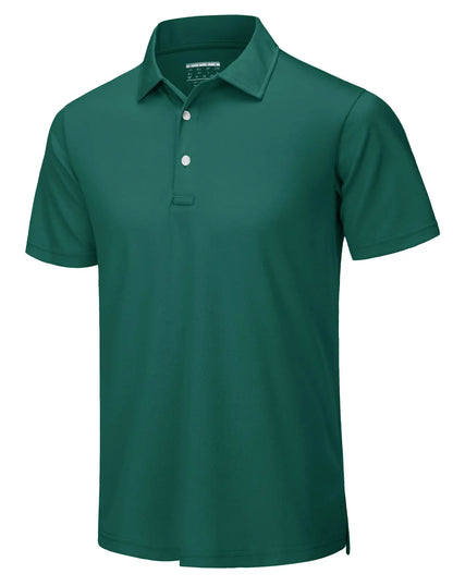 TACVASEN Summer Casual T-shirts Mens Short Sleeve Polo Shirts Button Down Work Shirts Quick Dry Tee Sports Fishing Golf Pullover