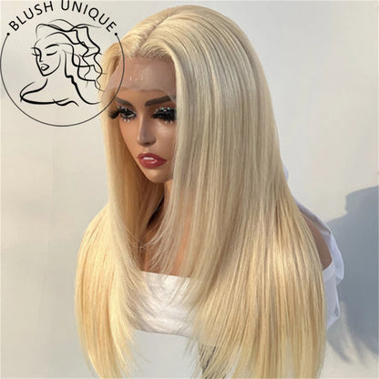 HD Straight Lace Front Wig Layered Wigs Reddish Brown Layered Cut Lace Wigs Copper Red Synthetic Butterfly Haircut Glueless Wigs