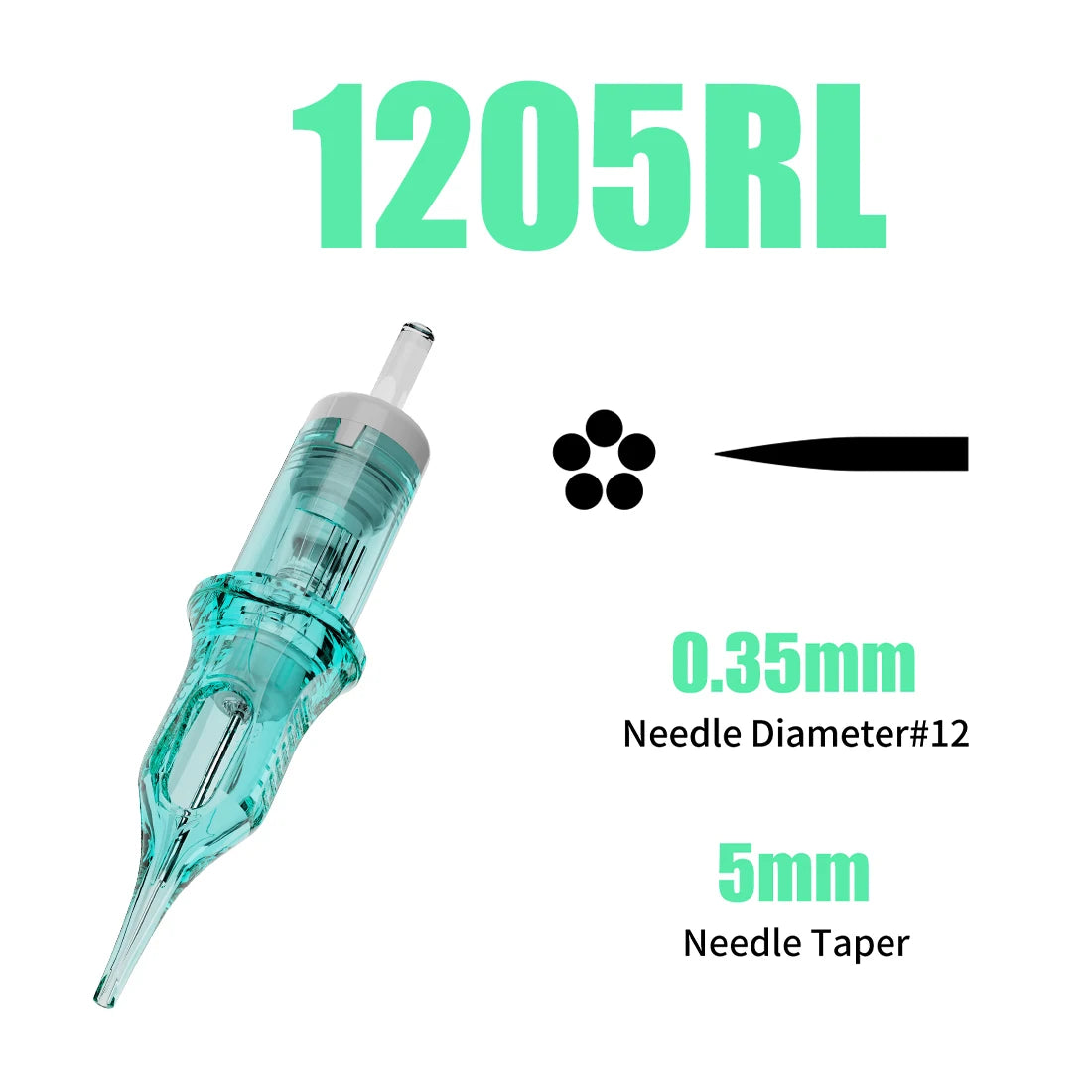 Dragonhawk ALPHA Tattoo Cartridges Needles Supplies RL RM M RS for Tattoo Machine Gun Permanent Makeup or Body Art Given Tattoo