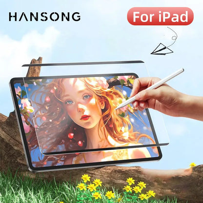 For 2024 iPad Air 11 13 M2 Pro 11 13 M4 Magnetic Paper Feel Film for 10th 9.7 5 6th 10.5 10.2 7 8 9th mini 45 6 Screen Protector