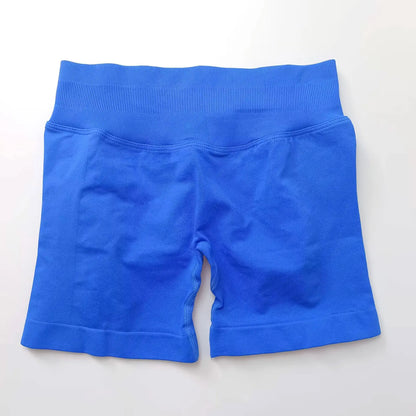 NCLAGEN Seamless Shorts 4.5" Gym Shorts Woman Scrunch Butt Fitness Sports Short Workout Seamless Leggings Running Yoga bottoms