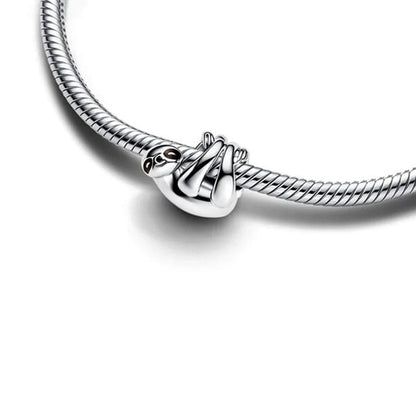 Cute Hanging Sloth Charm Fit Original Pan Bracelet DIY Women Jewelry Gift Sweet Animals Beads 2024 New Arrivals