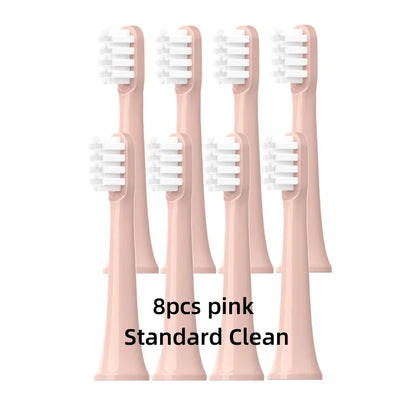 For XIAOMI MIJIA T100 Replacement Brush Heads Sonic Electric Toothbrush Vacuum DuPont Soft Bristle Suitable Nozzles