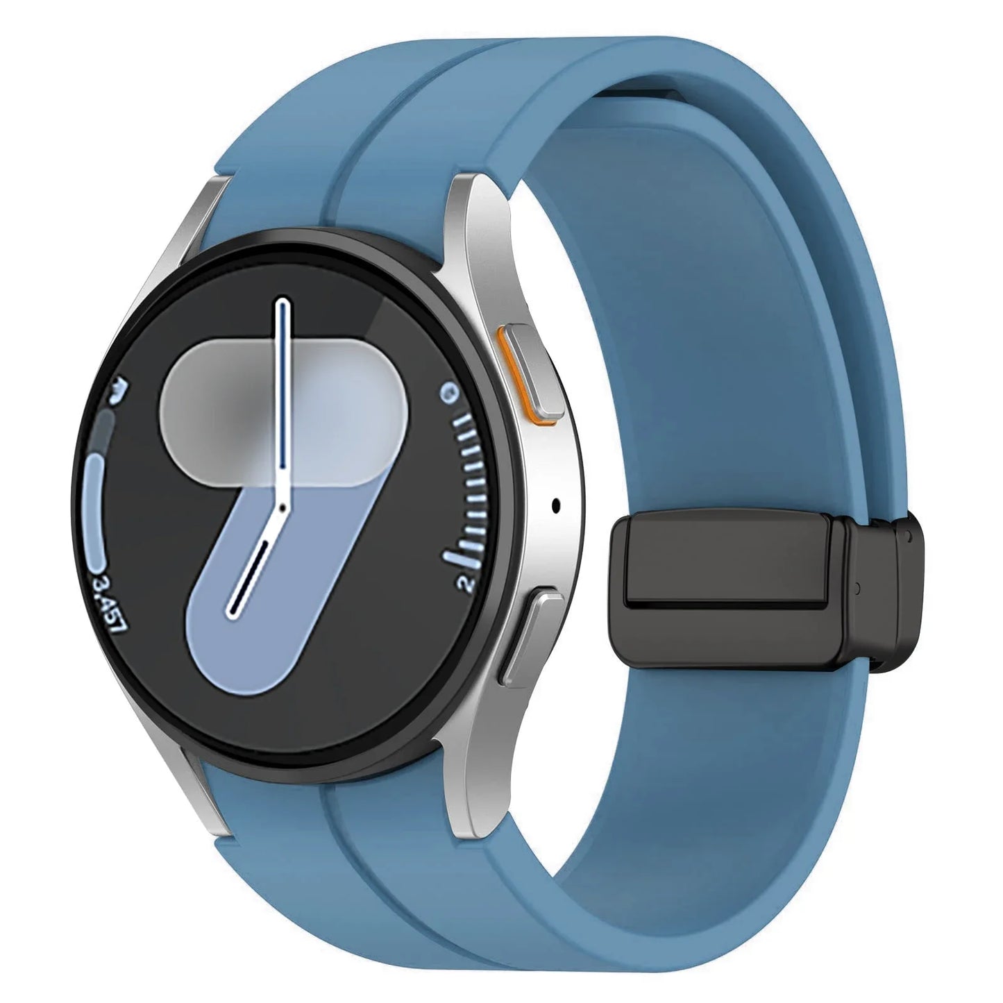 Magnetic Band For Samsung Galaxy Watch 7 6 5 4 44mm 40mm/5 pro 45mm Silicone 20mm watch Bracelet Galaxy 6 classic 43 47 mm strap