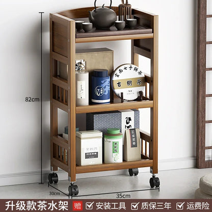 Multifunctional Living Room Center Table Drawer Design Bedside Table Universal Pulley Side Table All-match Scene Home Furniture