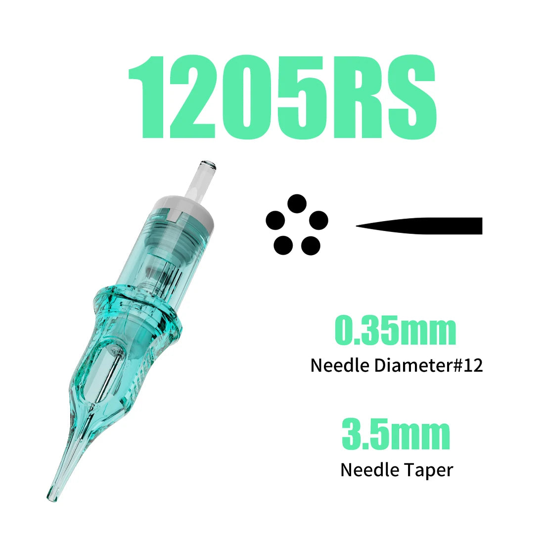 Dragonhawk ALPHA Tattoo Cartridges Needles Supplies RL RM M RS for Tattoo Machine Gun Permanent Makeup or Body Art Given Tattoo