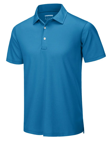 TACVASEN Summer Casual T-shirts Mens Short Sleeve Polo Shirts Button Down Work Shirts Quick Dry Tee Sports Fishing Golf Pullover