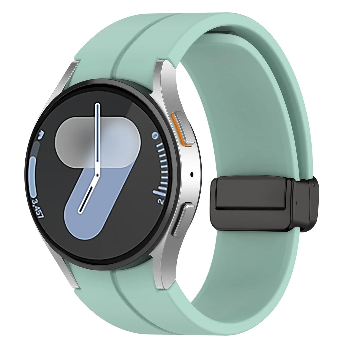 Magnetic Band For Samsung Galaxy Watch 7 6 5 4 44mm 40mm/5 pro 45mm Silicone 20mm watch Bracelet Galaxy 6 classic 43 47 mm strap