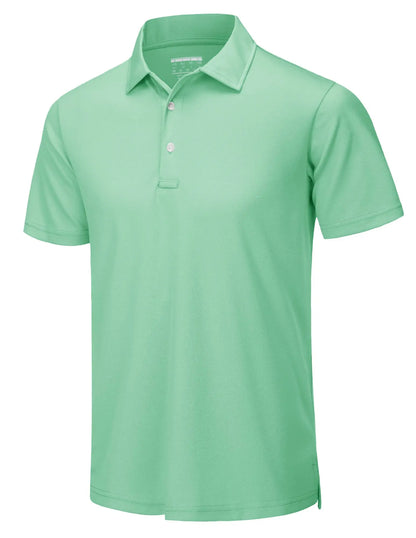 TACVASEN Summer Casual T-shirts Mens Short Sleeve Polo Shirts Button Down Work Shirts Quick Dry Tee Sports Fishing Golf Pullover