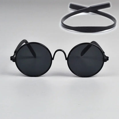 Cat Sunglasses Summer Outdoor Puppy UV Protection Sunglasses Dolls Sun Glasses Small Dog Cosplay Photo Props Cute Pet Sunglasses