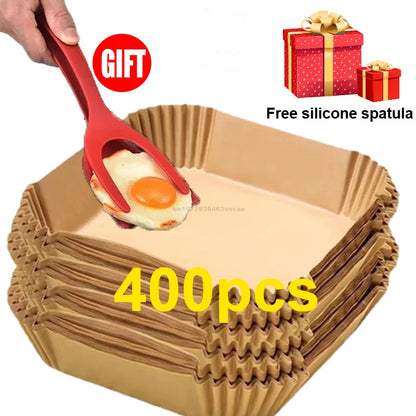 20cm Air Fryer Paper Liner Pastry Accessories Airfryer Cooking Baking Paper Tool Aerogrill Parchment Oven Disposable Dishes