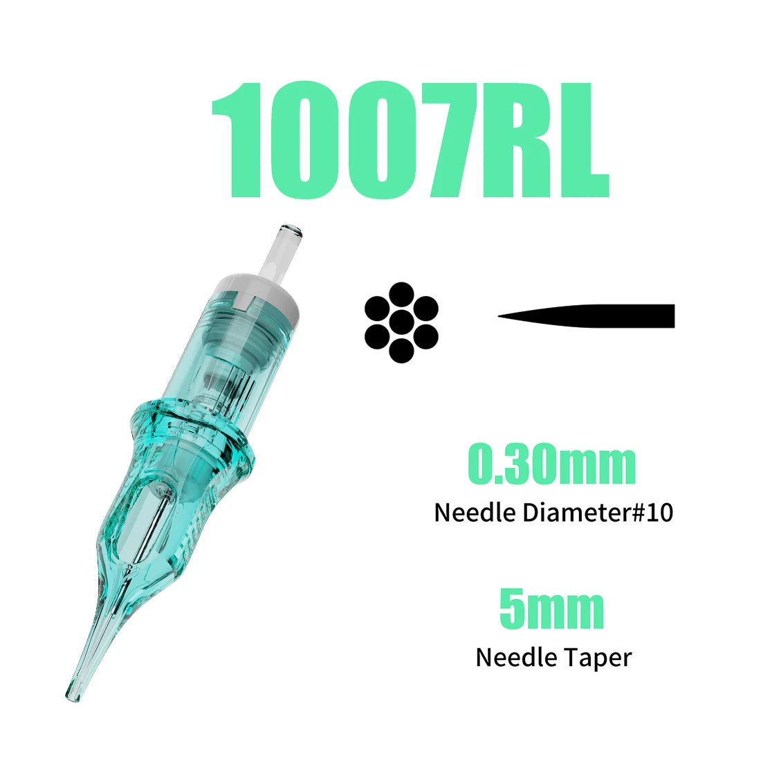 Dragonhawk ALPHA Tattoo Cartridges Needles Supplies RL RM M RS for Tattoo Machine Gun Permanent Makeup or Body Art Given Tattoo