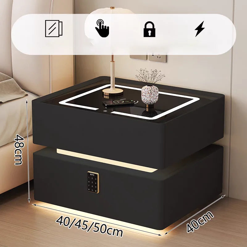 Night Table Nightstands Bedside Tables Smart Dressers Bedroom Furniture Bed Side Home Mesinhas De Cabeceira Nightstand Stand