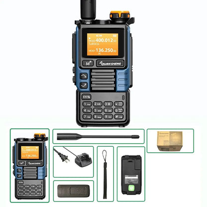 Quansheng UV-K5 Upgrade UV-K5 (99) Interphone 5W Air Band Radio Tyep C Charging UHF VHF DTMF FM Scrambler NOAA Wireless Frequenc