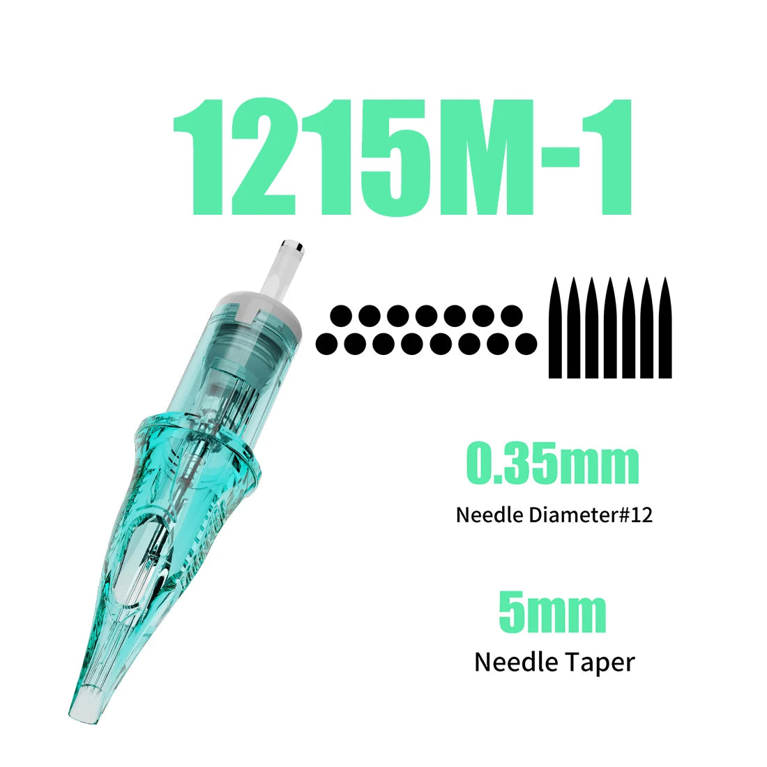 Dragonhawk ALPHA Tattoo Cartridges Needles Supplies RL RM M RS for Tattoo Machine Gun Permanent Makeup or Body Art Given Tattoo