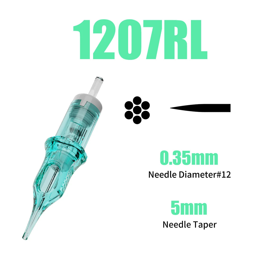 Dragonhawk ALPHA Tattoo Cartridges Needles Supplies RL RM M RS for Tattoo Machine Gun Permanent Makeup or Body Art Given Tattoo