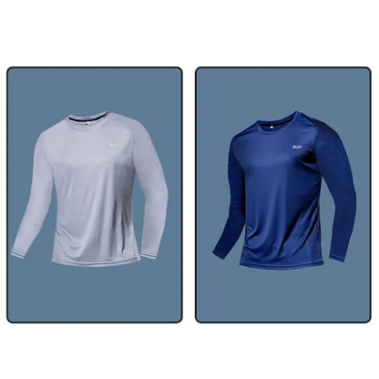 Men Women Quick Dry Long Sleeve Sport T Shirt Gym Jerseys Fitness Shirt Trainer Running T-Shirt Teenager Breathable Sportswears