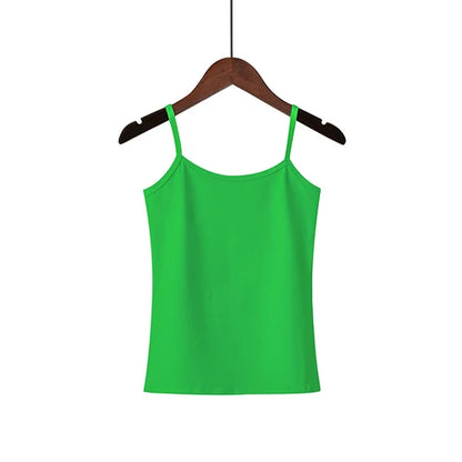 2025 Spring Summer Tank Tops Women Sleeveless Big Size T Shirt Ladies Vest Singlets Camisole Cotton Ladies Vest 16 Colors 3XL