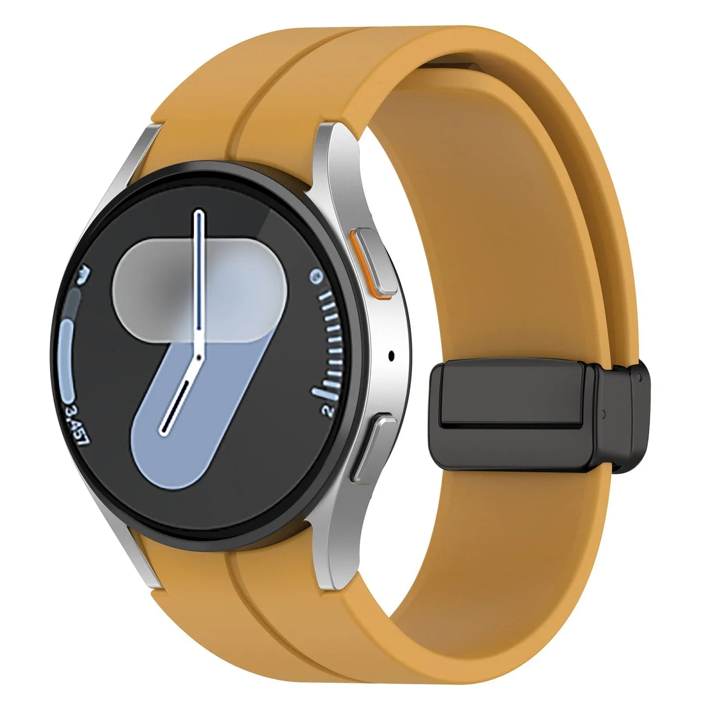Magnetic Band For Samsung Galaxy Watch 7 6 5 4 44mm 40mm/5 pro 45mm Silicone 20mm watch Bracelet Galaxy 6 classic 43 47 mm strap